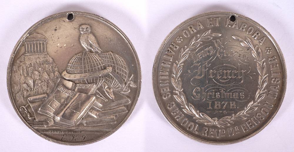 1836-1878. Dublin schools silver medals. (3)1836 at Whyte's Auctions