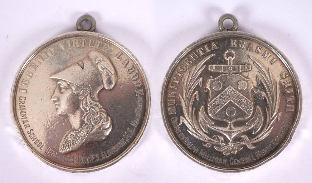 1856-1899 Drogheda silver school medals. at Whyte's Auctions