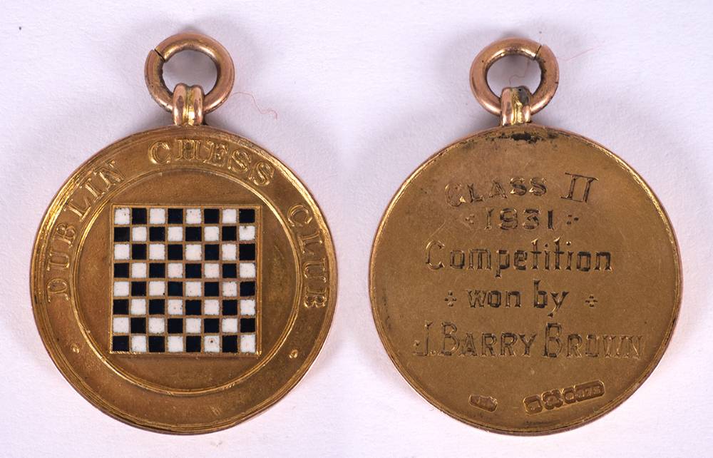 Chess. Gold medals (2) at Whyte's Auctions