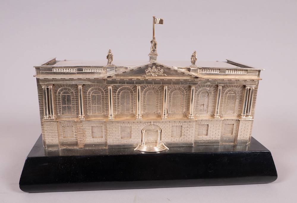 A model of The Royal College of Surgeons in Ireland in Irish silver by Lorcan Brereton at Whyte's Auctions
