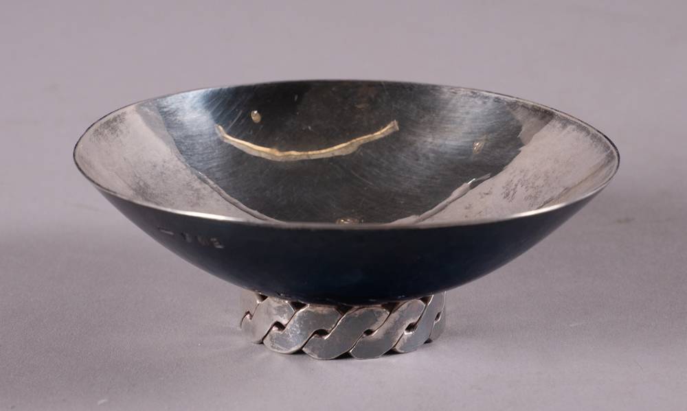 IRISH SILVER BOWL, 1982 by Pdraig  Mathna (1925-2019) at Whyte's Auctions