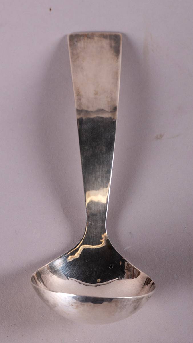 IRISH SILVER LADLE, 1988 by Pdraig  Mathna (1925-2019) at Whyte's Auctions