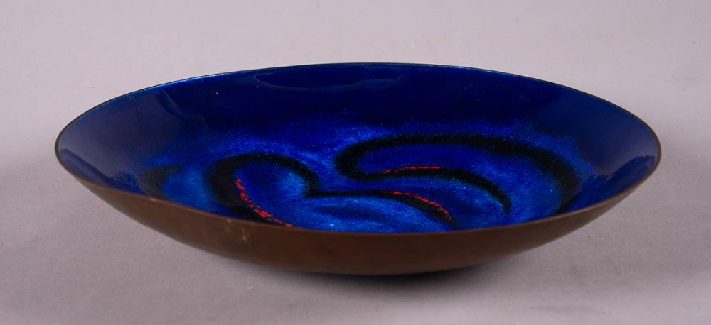 BLUE AND RED BOWL by Pdraig  Mathna (1925-2019) at Whyte's Auctions