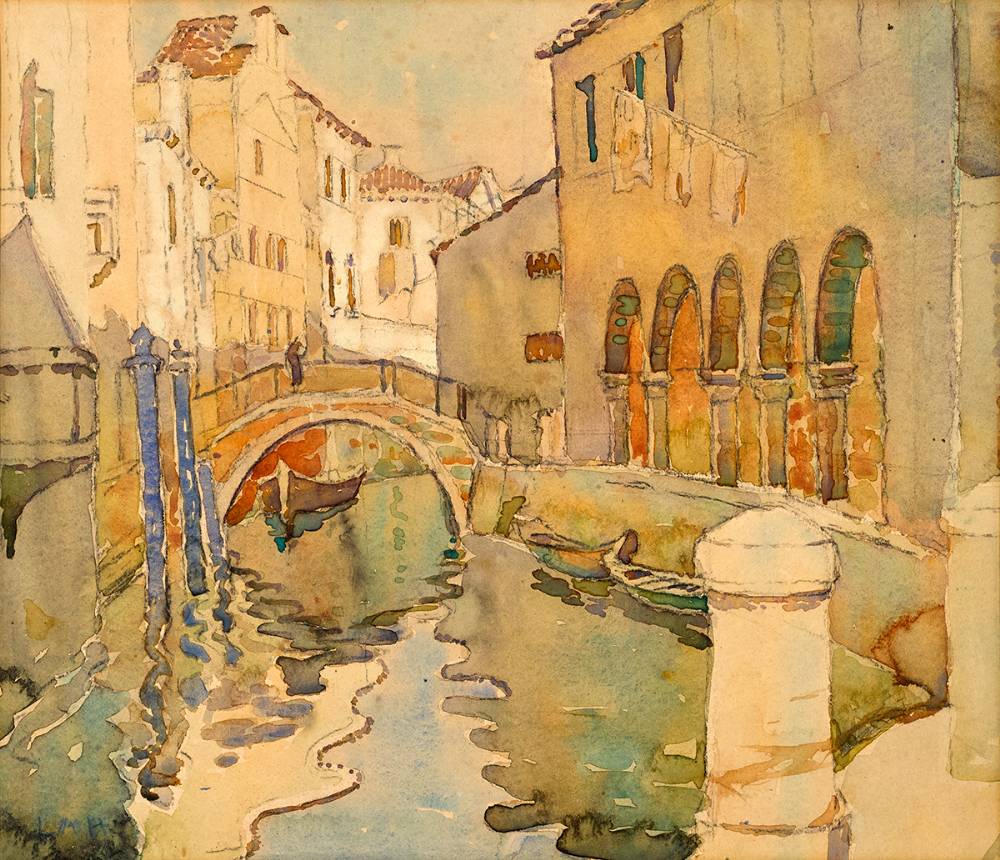 CANAL SCENE, VENICE by Letitia Marion Hamilton RHA (1878-1964) at Whyte's Auctions