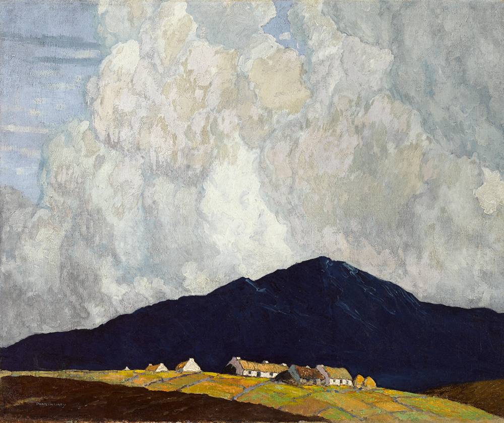 A VILLAGE IN THE WEST, 1916-17 by Paul Henry RHA (1876-1958) at Whyte's Auctions