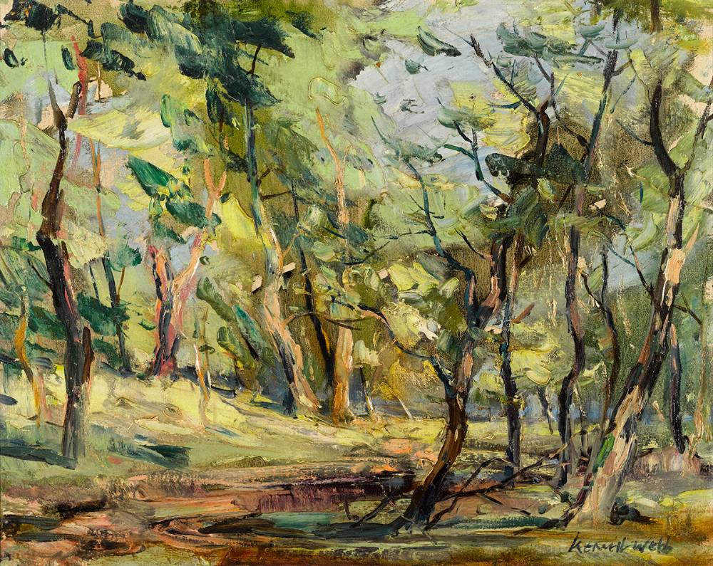 SUMMER WOODLAND, 1955 by Kenneth Webb sold for 1,800 at Whyte's Auctions