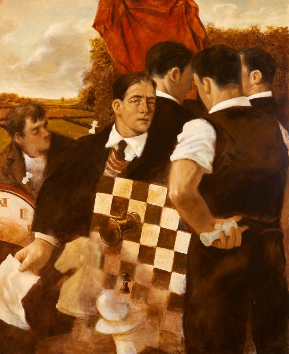 THE CHESSPLAYERS, 1996 by Noel Murphy (b.1970) at Whyte's Auctions