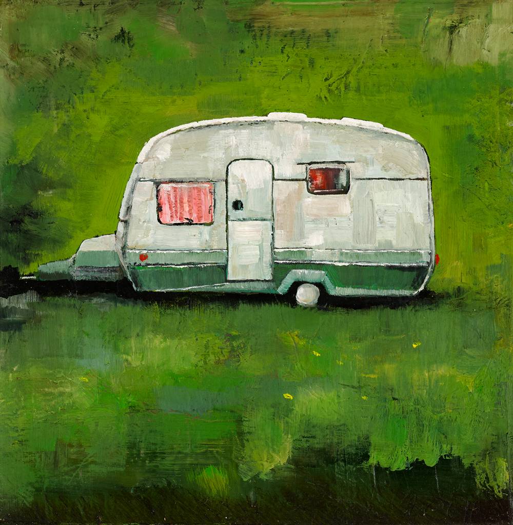 STUDY FOR A FERMANAGH CARAVAN by Rita Duffy PRUA (b.1959) at Whyte's Auctions