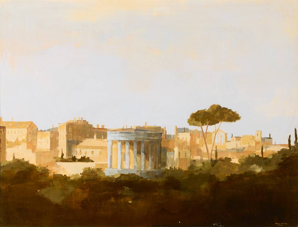 EVENING LIGHT, TEMPLE OF SYBIL, ITALY, 1993 by Martin Mooney (b.1960) at Whyte's Auctions