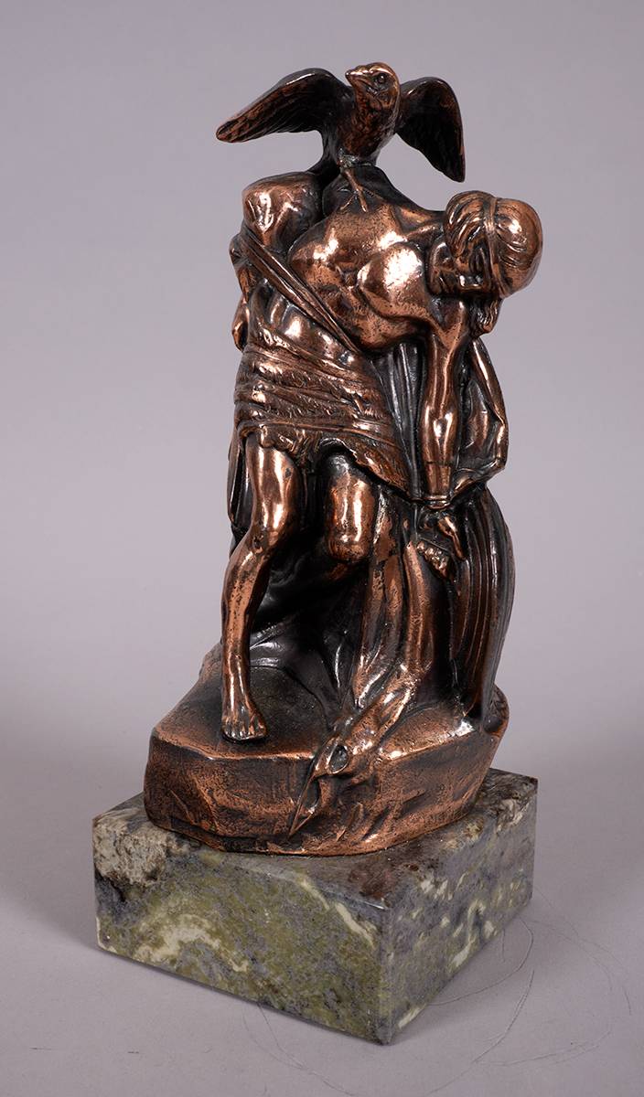1916-1966 50th Anniversary of The Rising, bronze of 'The Dying Cchulainn' by Oliver Sheppard at Whyte's Auctions