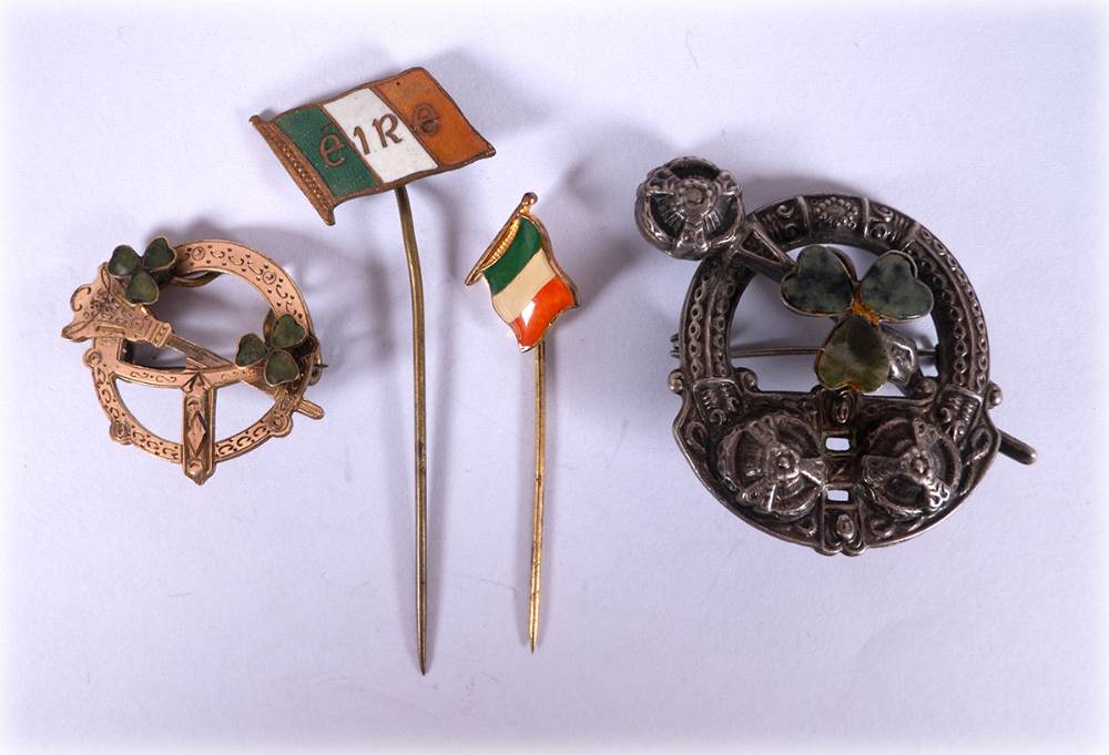 1898 Celtic Revival silver Tara brooch, and others (4) at Whyte's Auctions