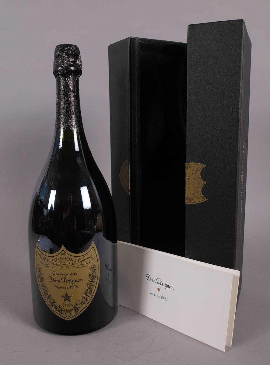 Dom Perignon Vintage Champagne, 1995, magnum. at Whyte's Auctions