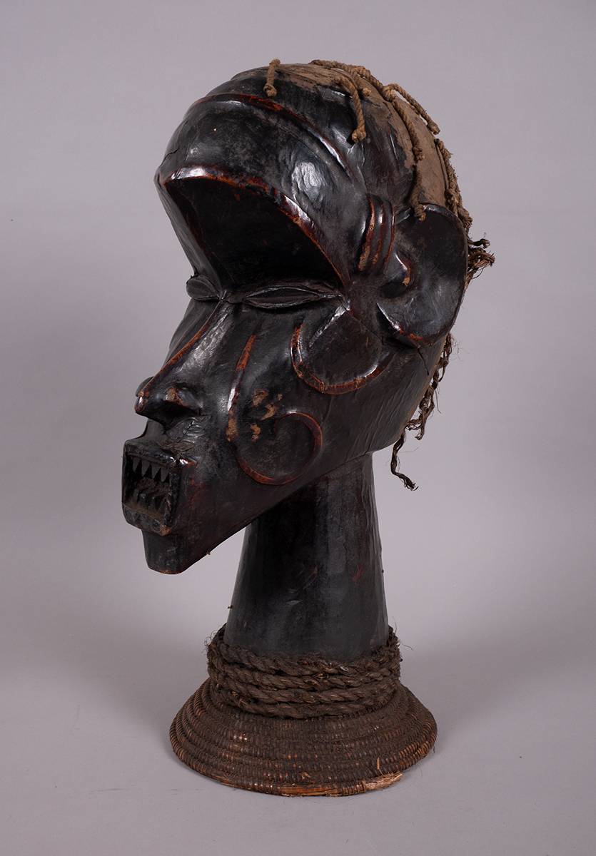 19th/20th century African papier mach head at Whyte's Auctions