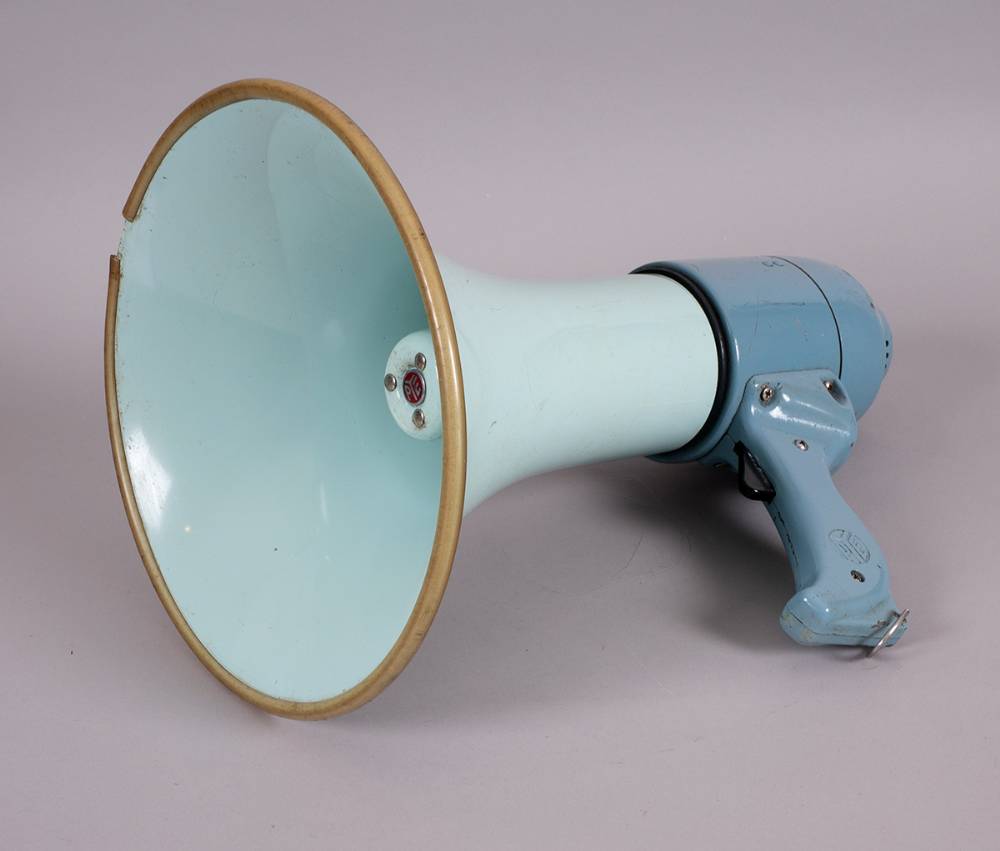 1968. Civil Rights march Coalisland to Dungannon. A loudhailer used by one of the stewards. at Whyte's Auctions