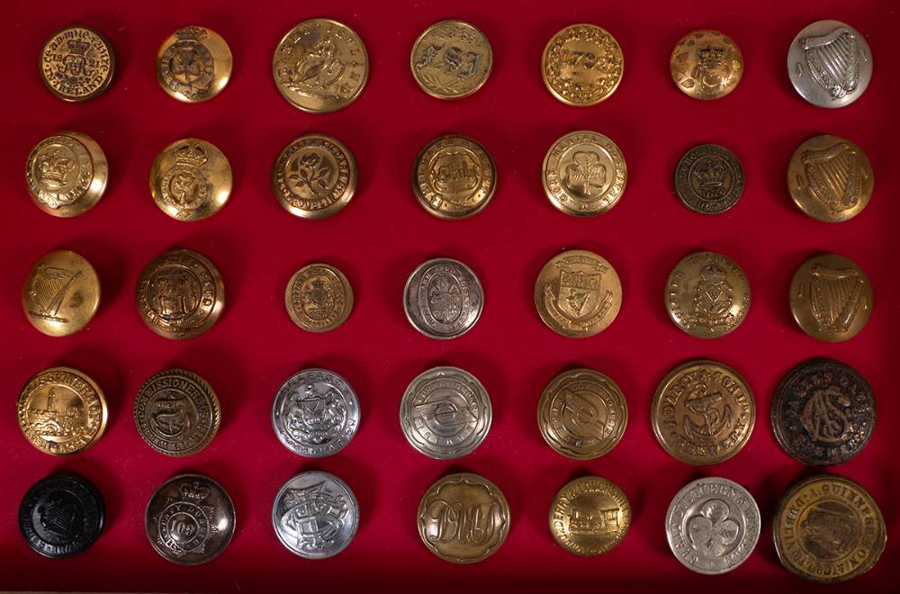19th-20th century collection of scarce Irish badges and buttons. at Whyte's Auctions