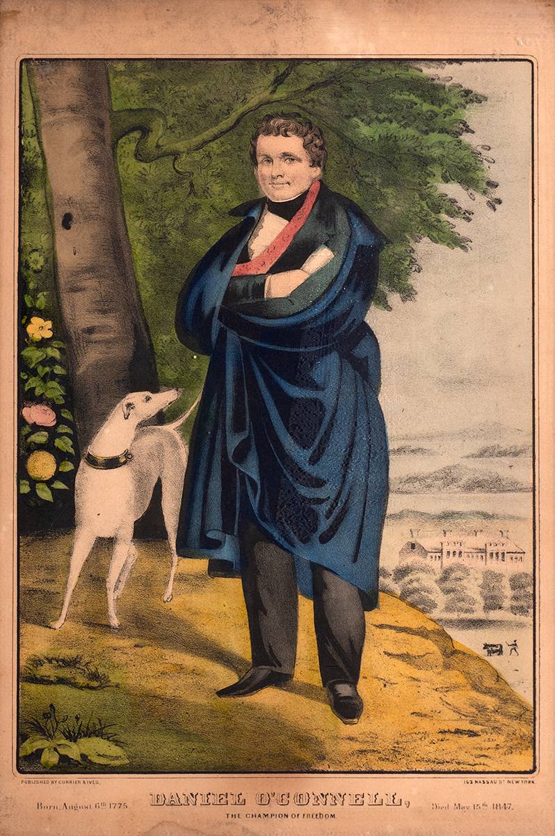 19th century colour lithograph of Daniel O'Connell. at Whyte's Auctions