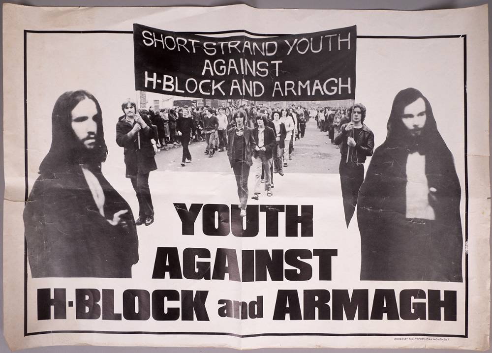 1981 YOUTH AGAINST H-B:OCK and ARMAGH poster. at Whyte's Auctions