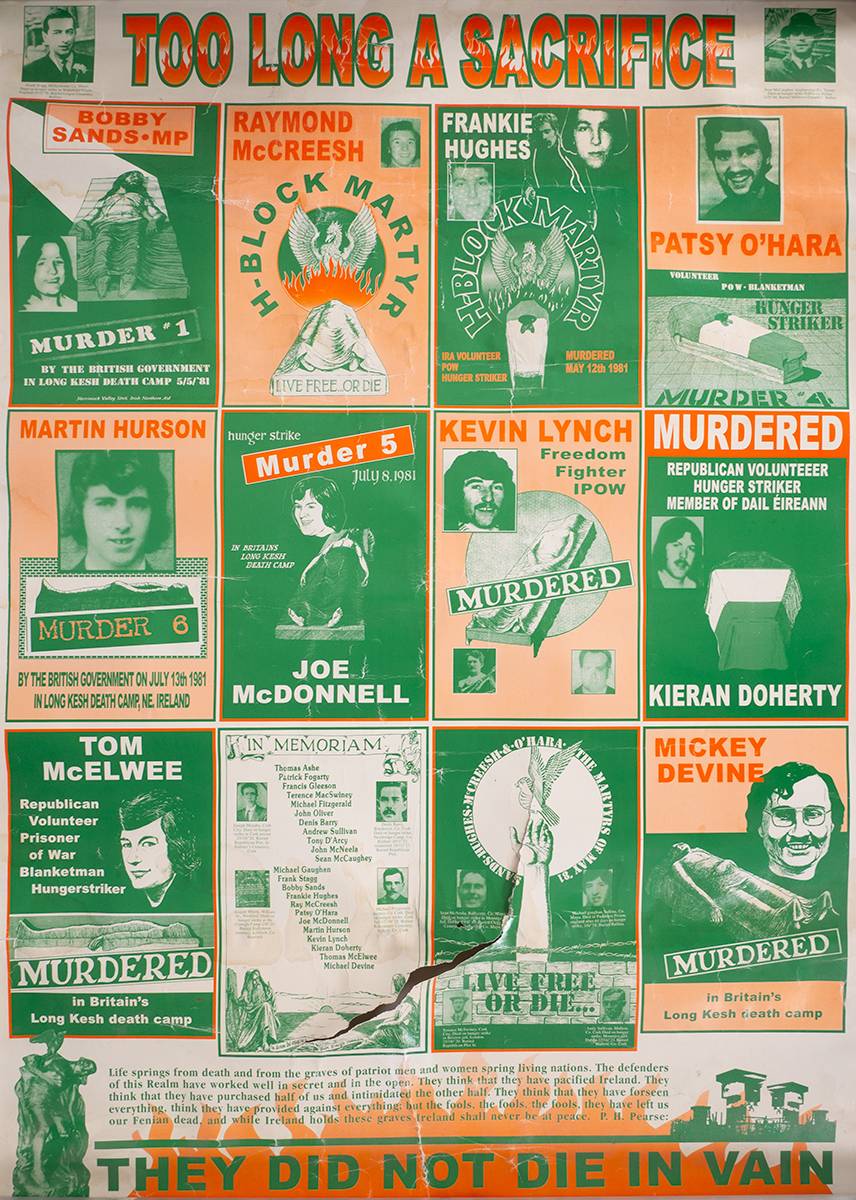 1981. H-BLOCK MARTYRS poster at Whyte's Auctions