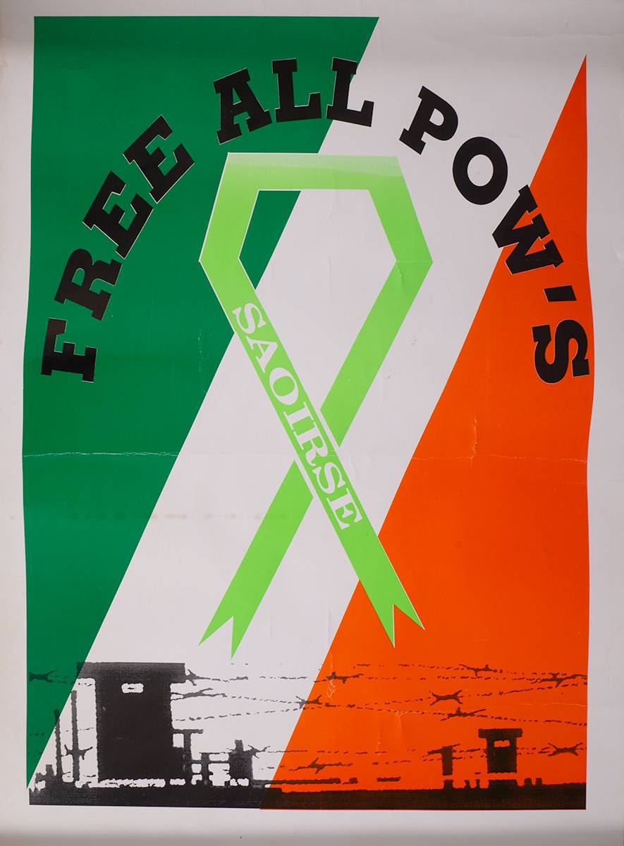 1990s FREE ALL POWs and WE'LL NOT BE KEPT DOWN EASY posters. at Whyte's Auctions