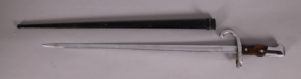 1914 (April) A French bayonet of a type landed at Larne for the Ulster Volunteer Force. at Whyte's Auctions