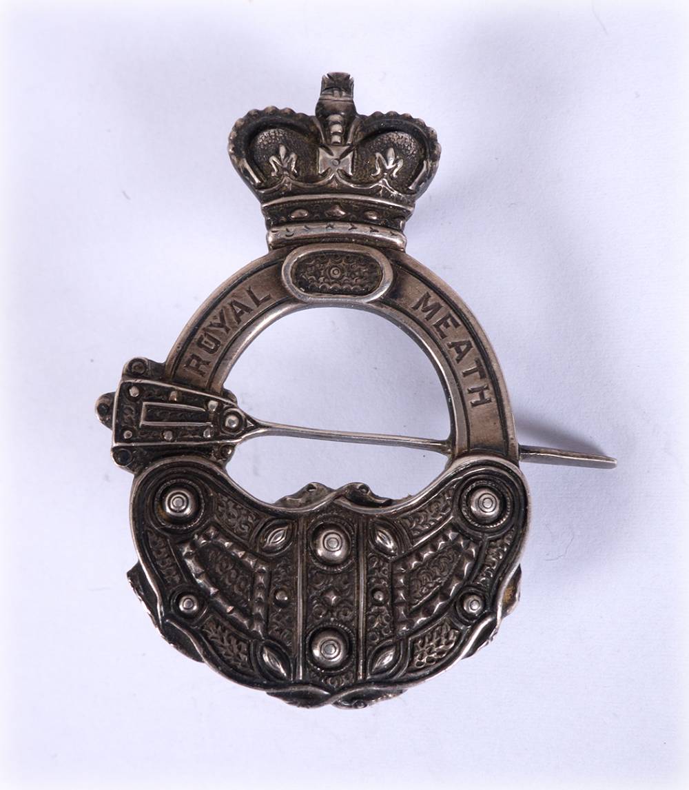 Royal Meath Militia other ranks glengarry badge. at Whyte's Auctions