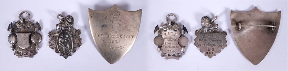 1896-1913 Military silver sports medals (3) at Whyte's Auctions