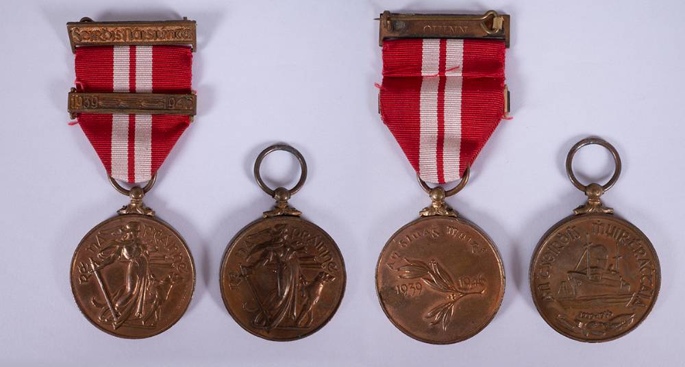 1939-1946 Emergency Service Medals - Maritime Inscription and Merchant Marine issues. at Whyte's Auctions