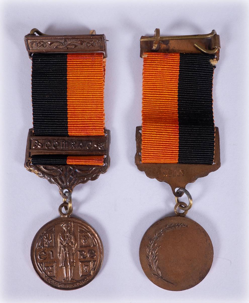 1917-1921 War of Independence Service Medal, with Comrac bar, rare miniature. at Whyte's Auctions