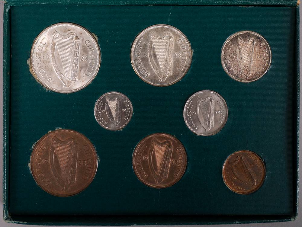 1928 Irish Free State first coinage, a mint set. at Whyte's Auctions