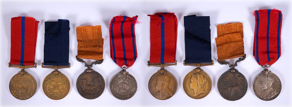 London Fire Brigade medals group. at Whyte's Auctions