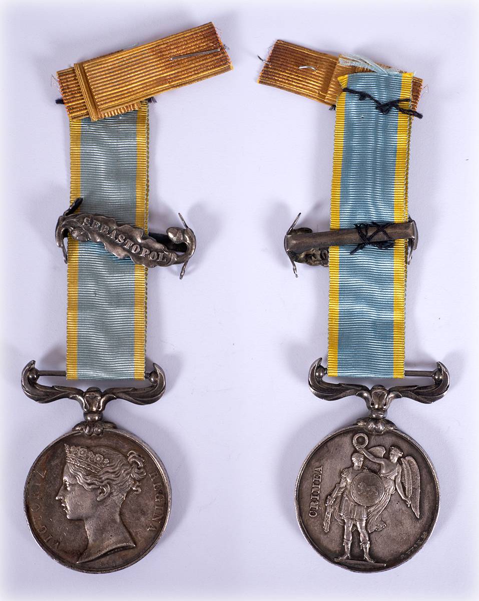 Victoria. Crimea Medal with SEBASTOPOL clasp to a French soldier. at Whyte's Auctions