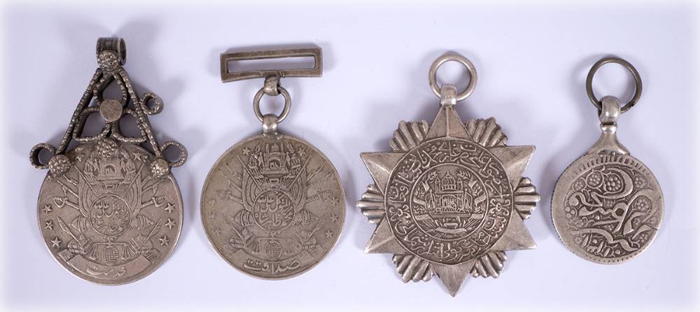 Afghanistan collection of silver medals 1880-1973 at Whyte's Auctions
