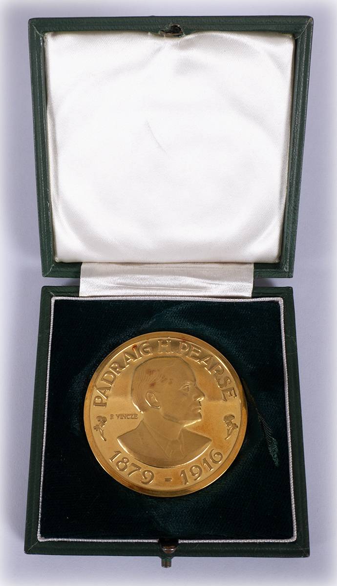 1916-1966 Rising Jubilee gold medal by Paul Vinze. at Whyte's Auctions