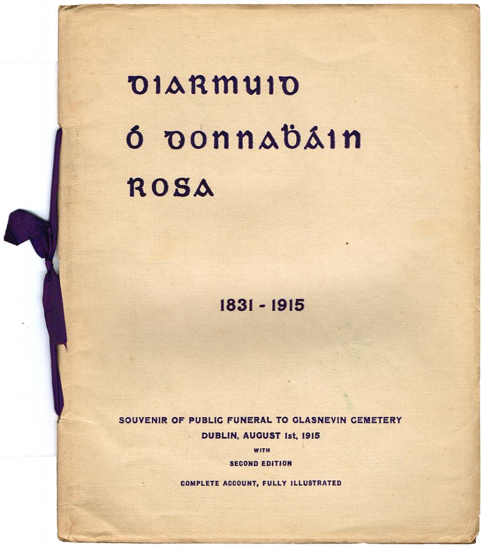 1915 (1 August) O'Donovan Rossa funeral booklet. at Whyte's Auctions