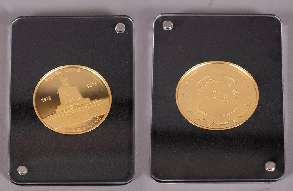 1916-2016 Rising Centenary gold medal. at Whyte's Auctions
