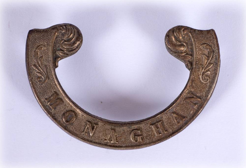Monaghan militia Glengarry badge. at Whyte's Auctions