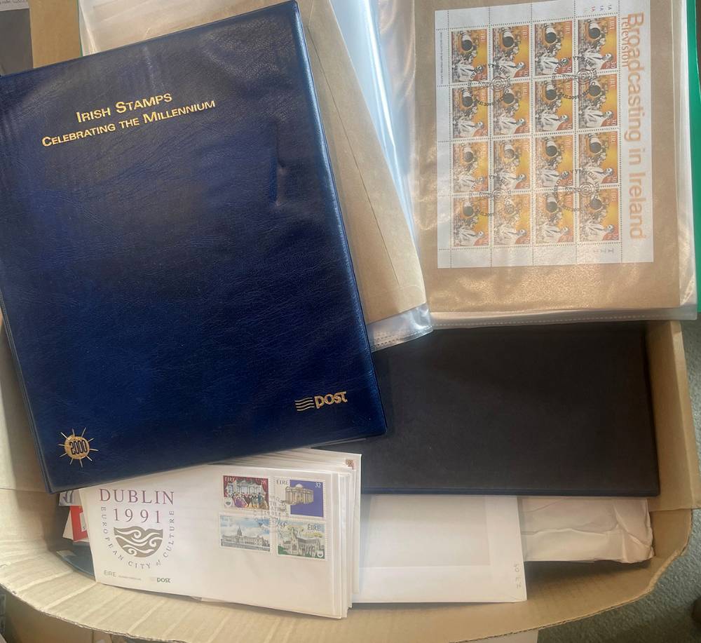 Postage stamps. 1980s to 1990s collection of mint and first day covers (300+ items) at Whyte's Auctions