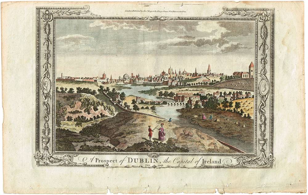 Circa 1790 and 1890, prints of Dublin (2) at Whyte's Auctions
