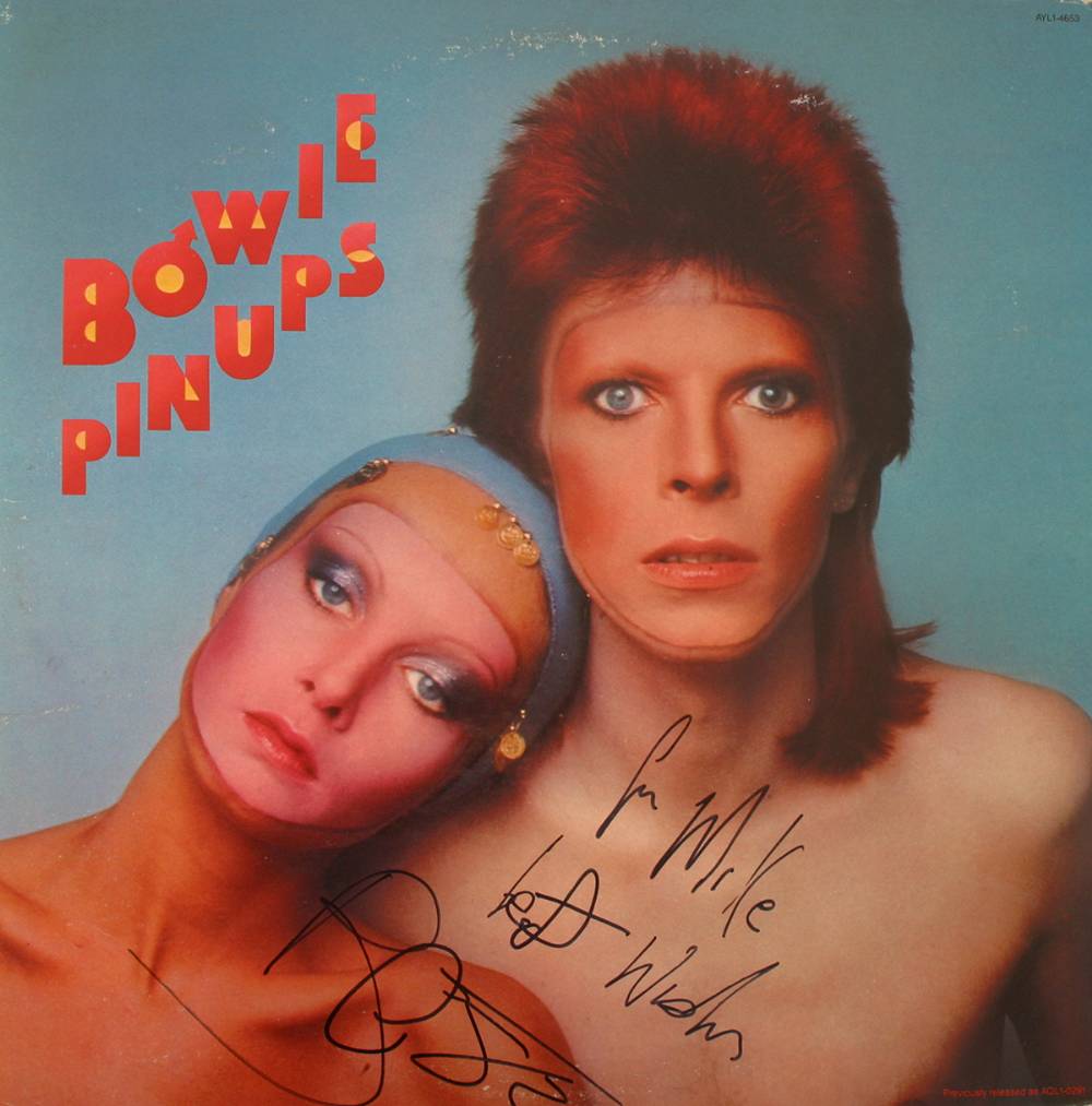 David Bowie, Pin Ups, signed album at Whyte's Auctions