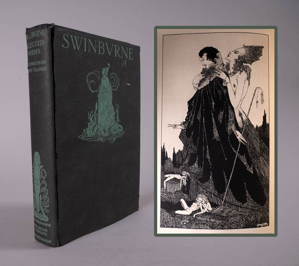 Clarke, Harry, illustrator. Swinburne, Algernon Charles. Selected Poems at Whyte's Auctions