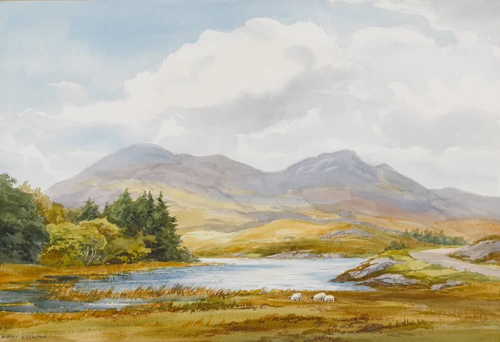 NEAR THE BALLYNAHINCH RIVER, COUNTY GALWAY by Robert Egginton (b.1943) at Whyte's Auctions