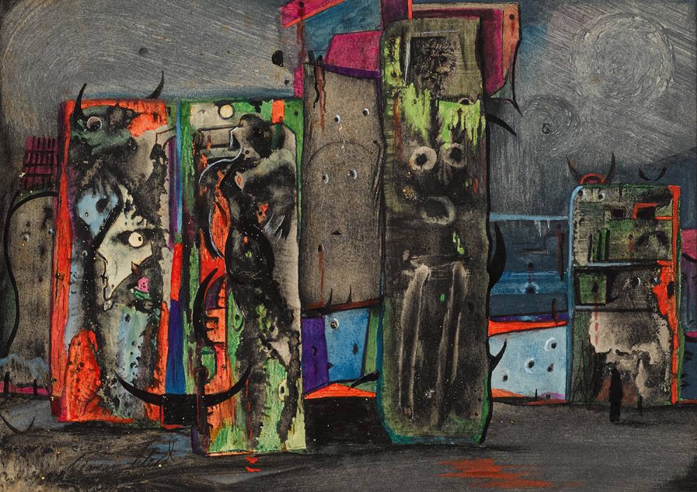 A LAS CINCO DE LA TARDE [5 O'CLOCK IN THE AFTERNOON] by Ciaran Clear (1920-2000) at Whyte's Auctions