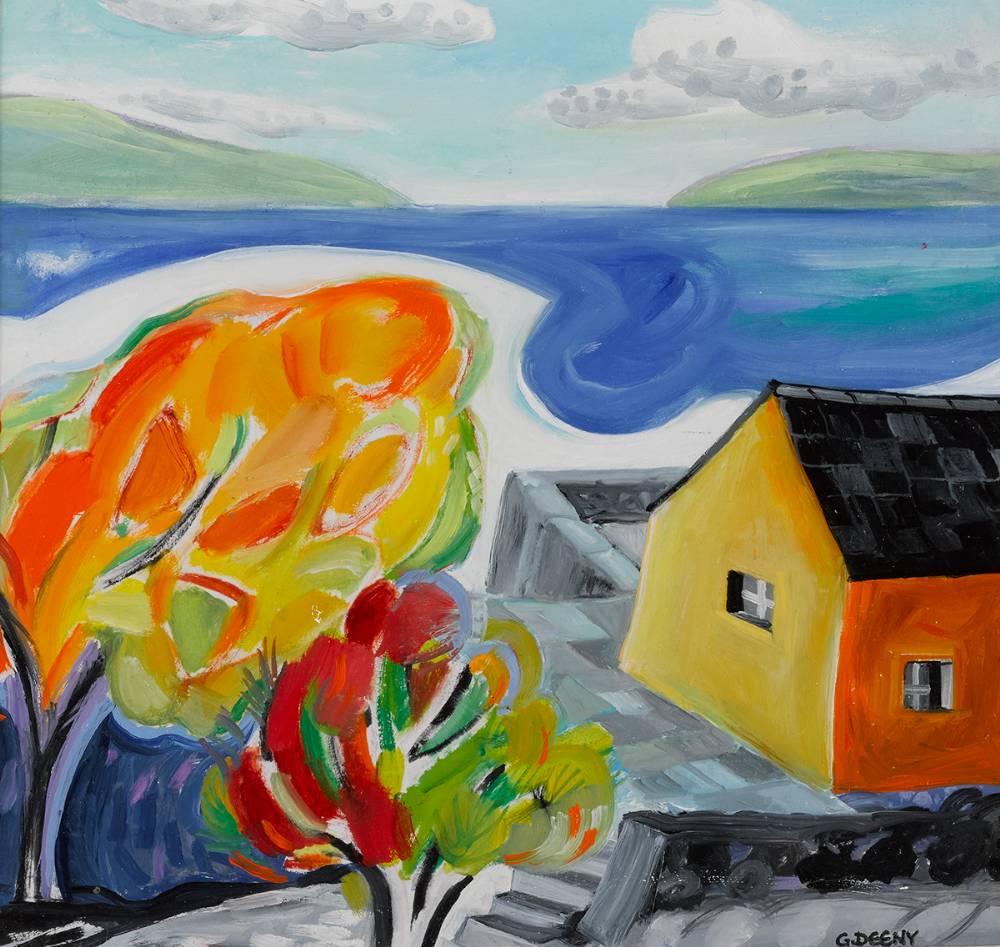 QUAY HOUSE, BANNOW BAY, 2002 by Gillian Deeney (b. 1936) at Whyte's Auctions