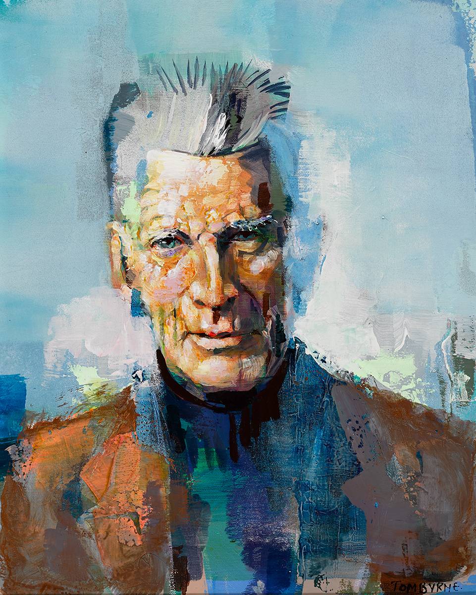 PORTRAIT OF SAMUEL BECKETT by Tom Byrne (b.1962) at Whyte's Auctions