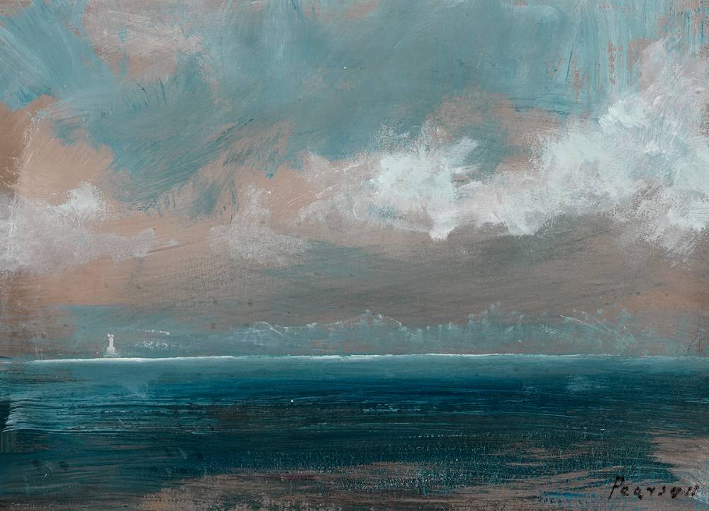 LIGHTHOUSE AND SEA by Peter Pearson (b.1955) at Whyte's Auctions