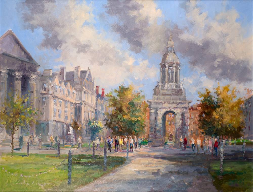 TRINITY COLLEGE, DUBLIN by Colin Gibson (b.1948) at Whyte's Auctions