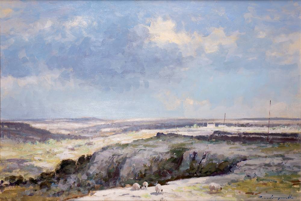 LIGHT ON THE BURREN by James Longueville PS RBSA (b.1943) at Whyte's Auctions