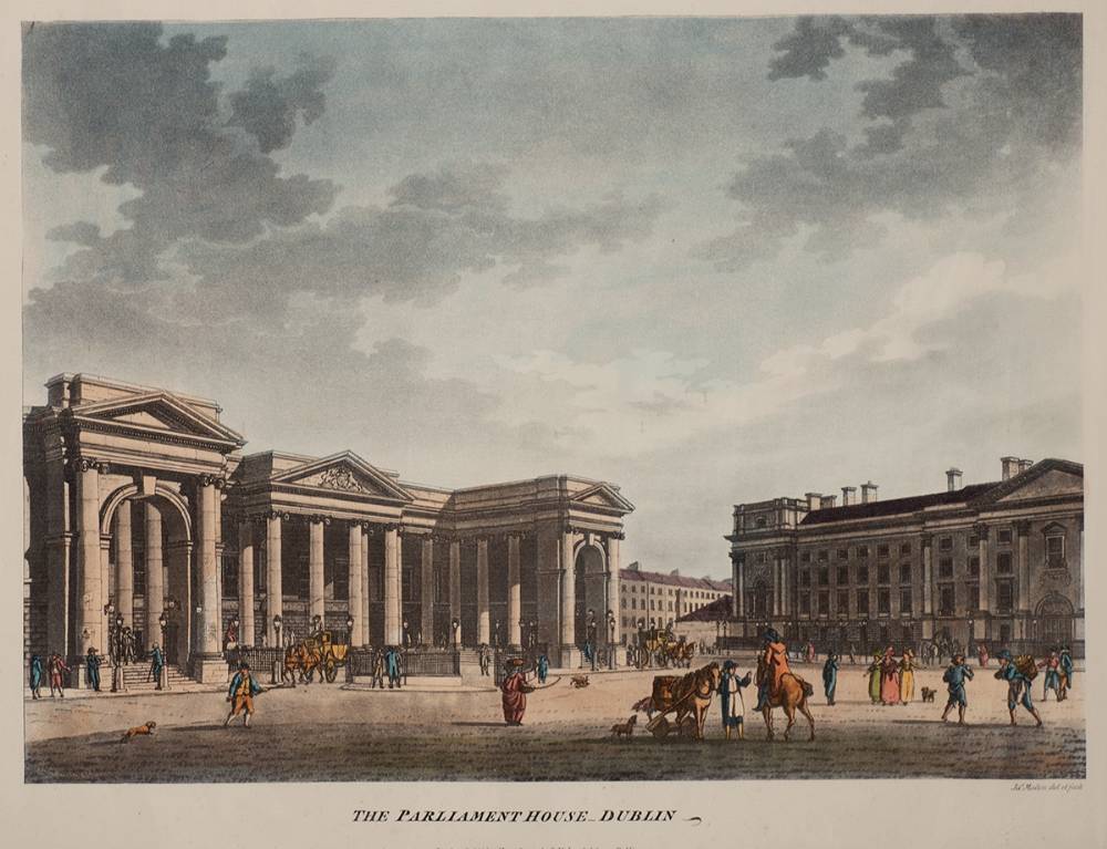 A PICTURESQUE AND DESCRIPTIVE VIEW OF THE CITY OF DUBLIN (COLLECTION OF FOUR) by James Malton (1761-1803) at Whyte's Auctions