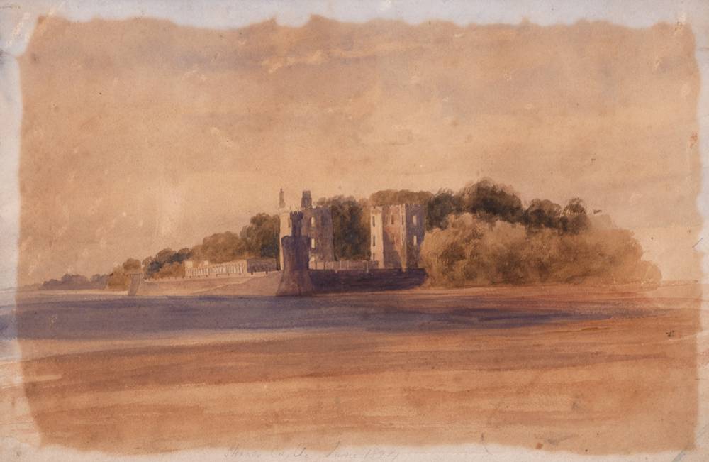 SHANE'S CASTLE, COUNTY ANTRIM, 1834 by Andrew Nicholl RHA (1804-1886) at Whyte's Auctions